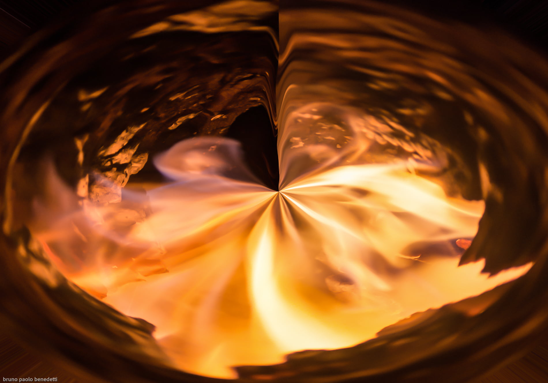 fire vortex representing the mystic connection between the material and the spiritual dimension, a hole with a great strength inside, this vortex is like a gateway to the spiritual world